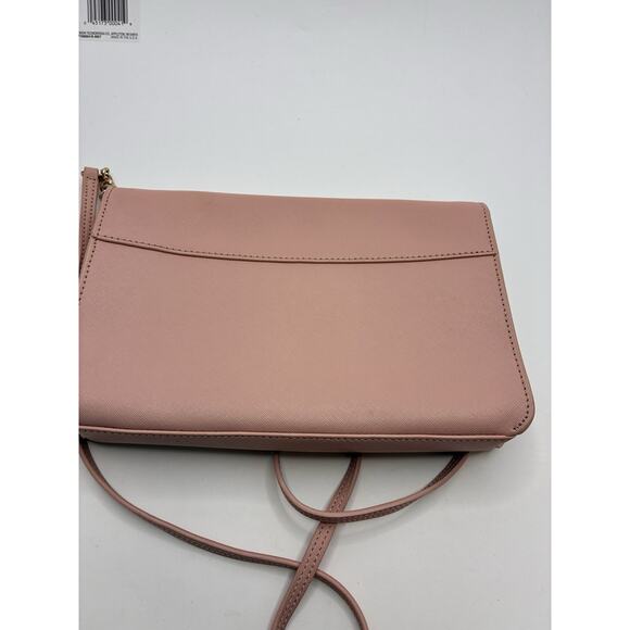 Kate Spade NY Kirk Park Saffiano Veronique Crossbody(Rosy Cheeks/Cherrywood) - Picture 5 of 5